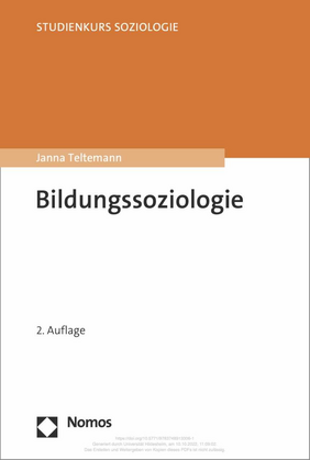 DGS - Deutsche Gesellschaft Für Soziologie: Janna Teltemann ...